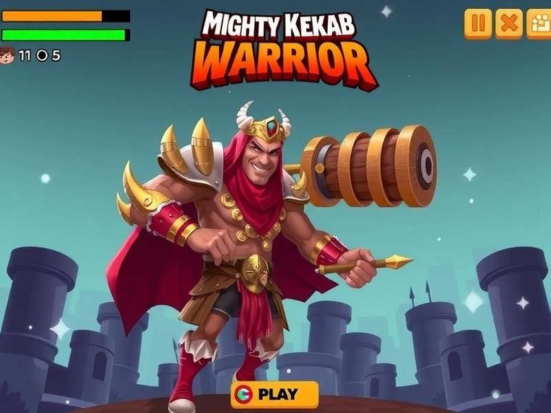 Mighty Kebab Warrior Gameplay Screenshot
